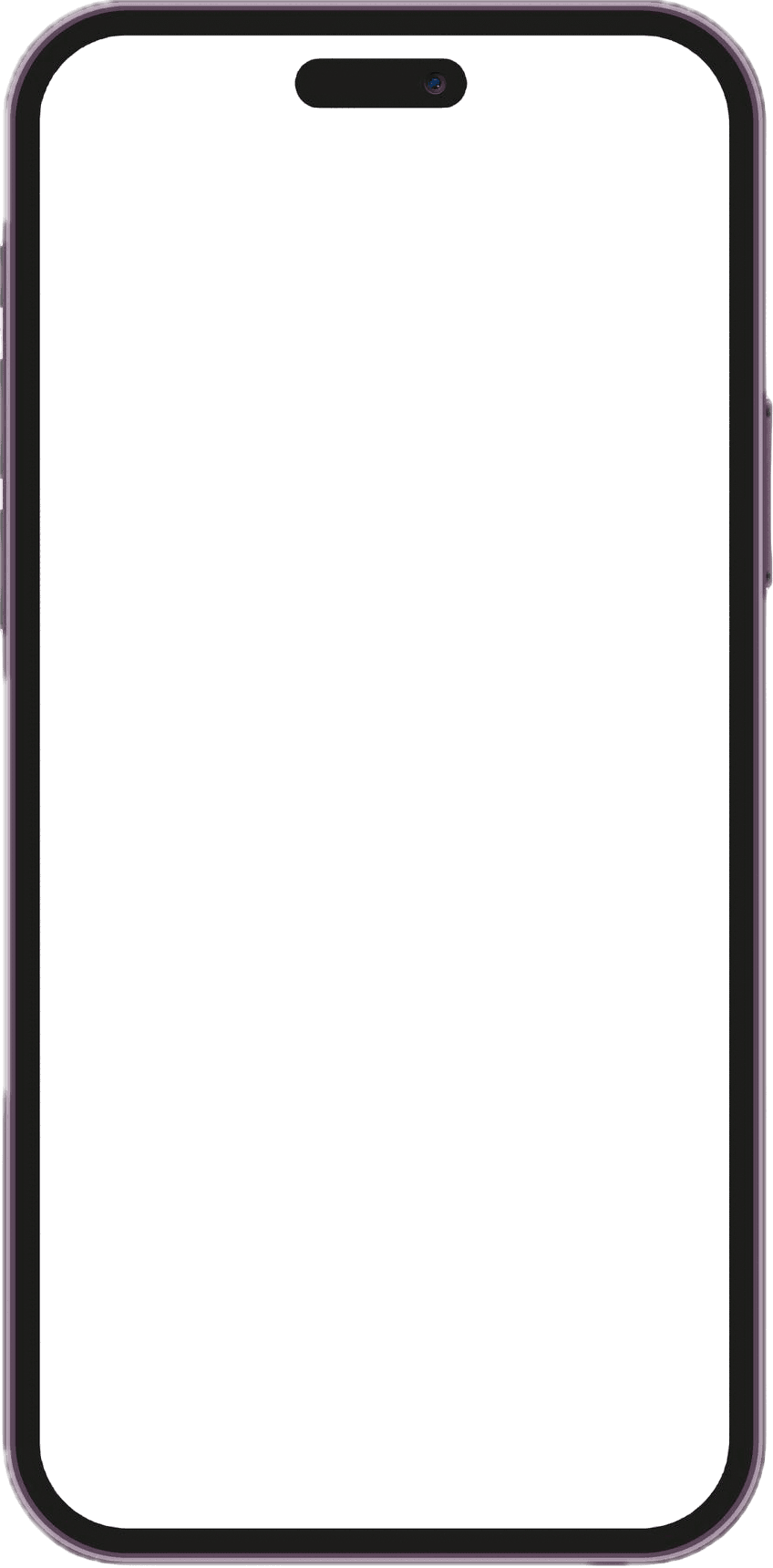 Preview of a responsive website on a mobile phone screen