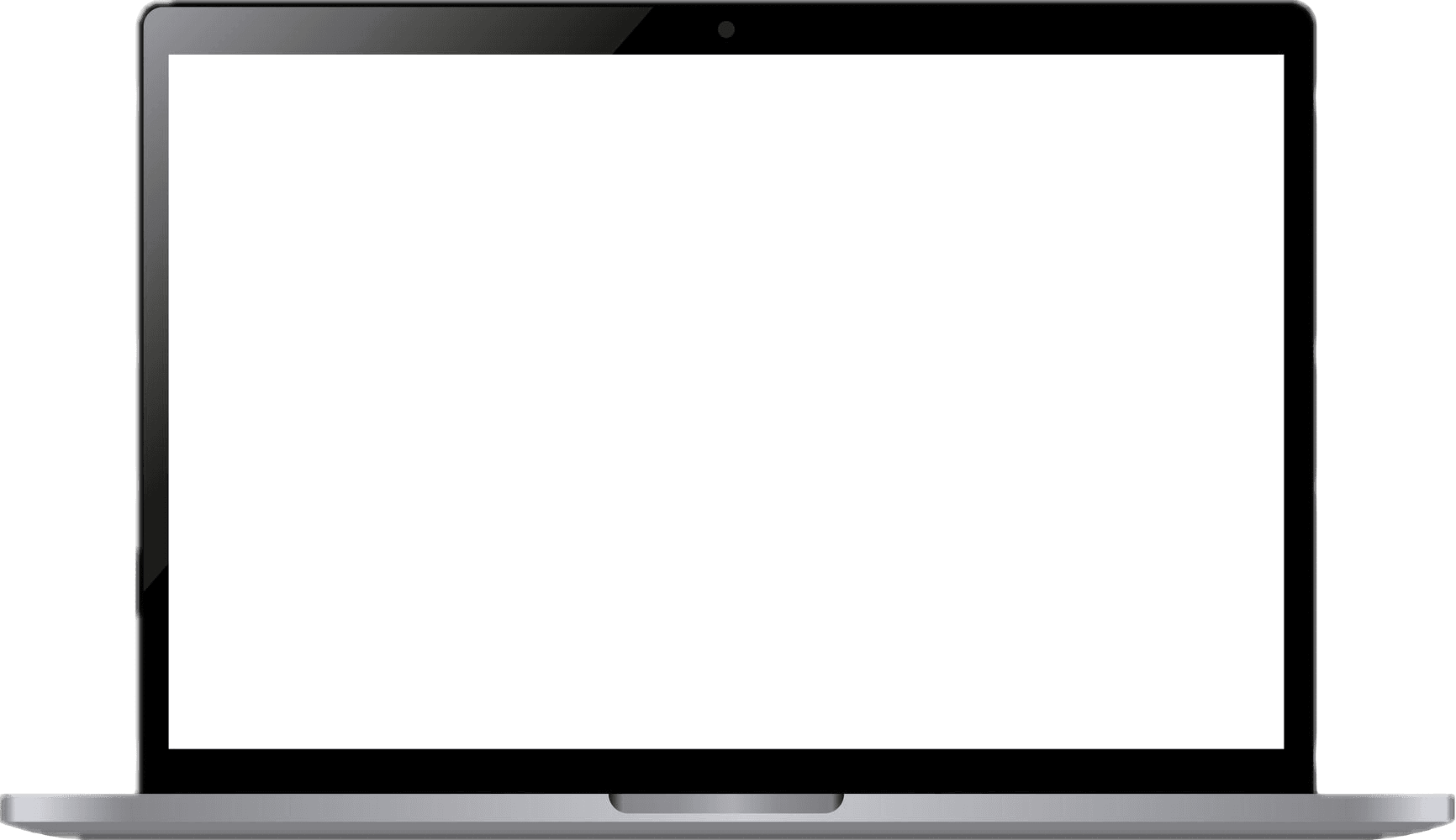 Preview of a responsive website on a laptop screen